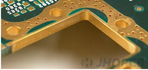 PCB round edge plating